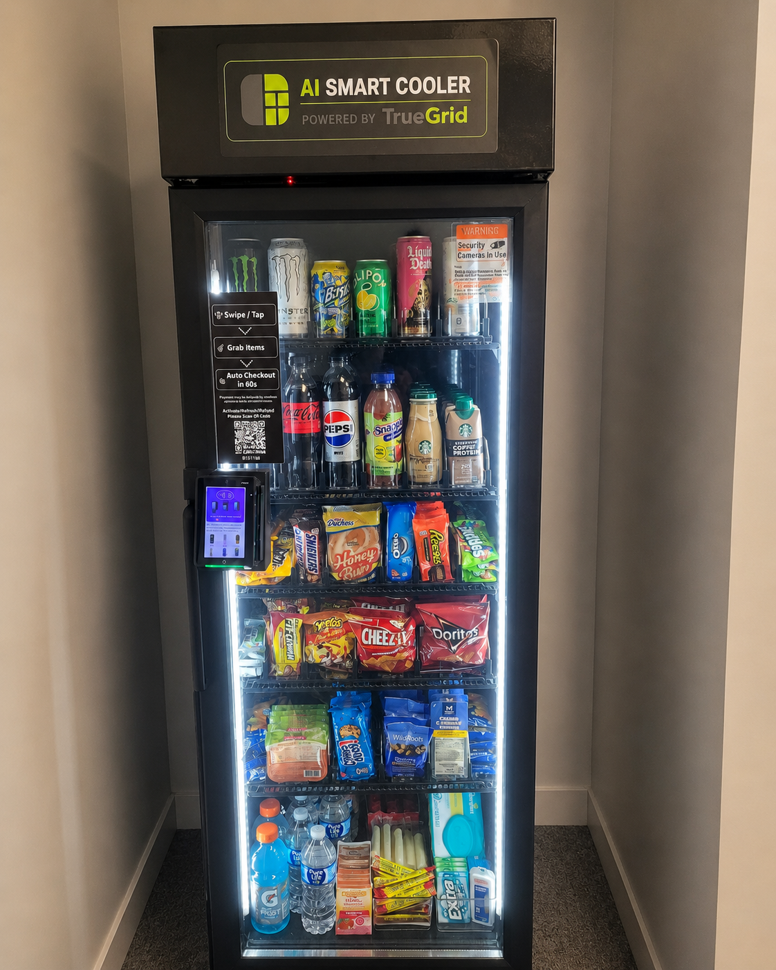 TrueGrid Smart AI Cooler installed in a location